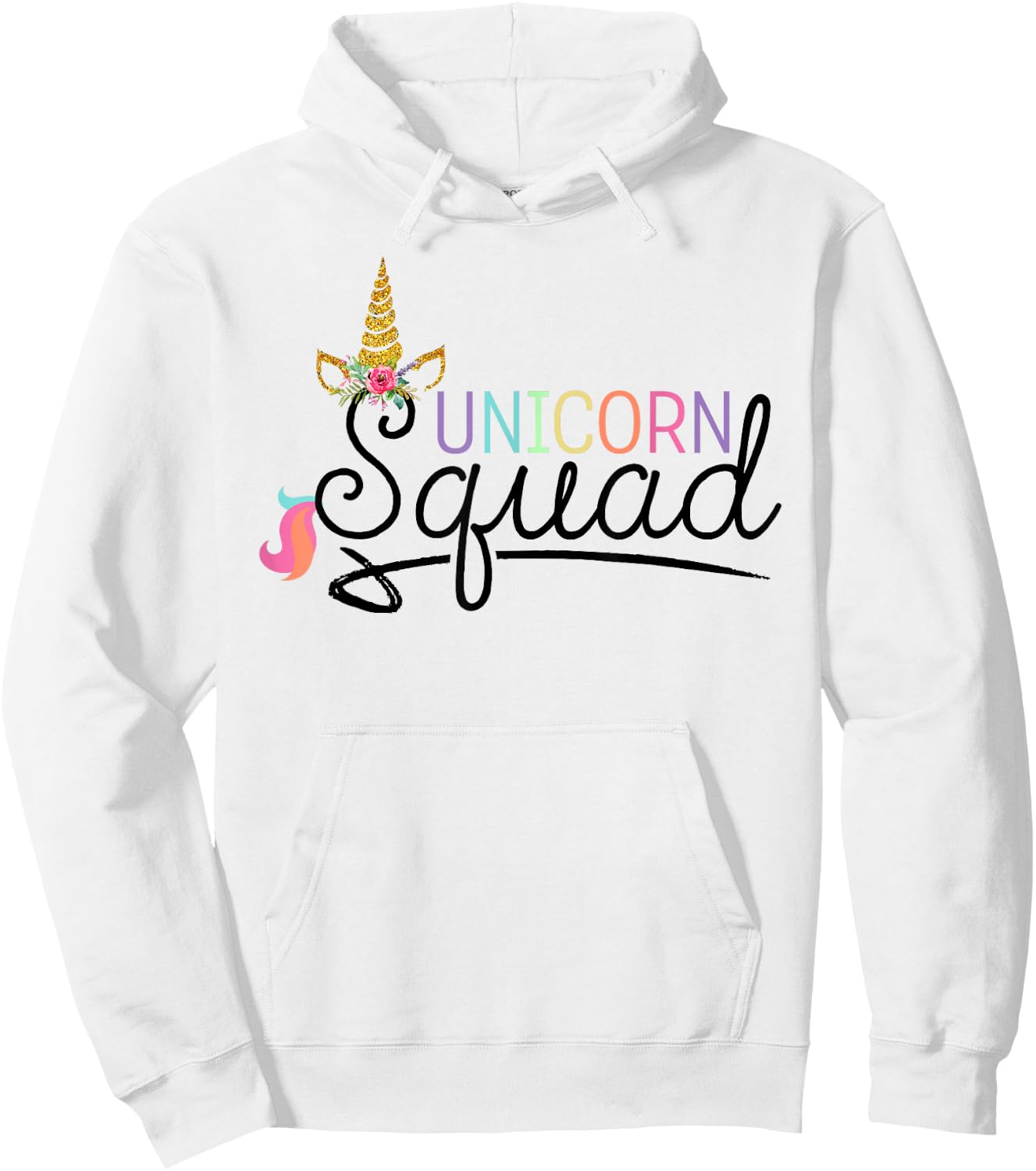 Unicorn Squad Hoodie - Hoodie | White