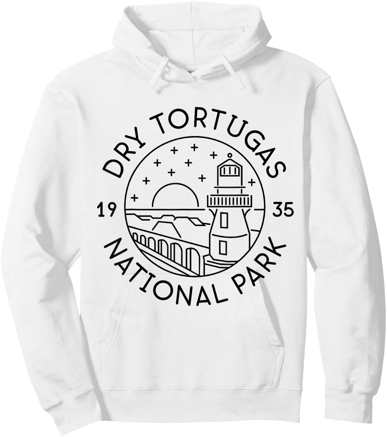 Dry Tortugas National Park 1935 Florida Hoodie - Hoodie | White