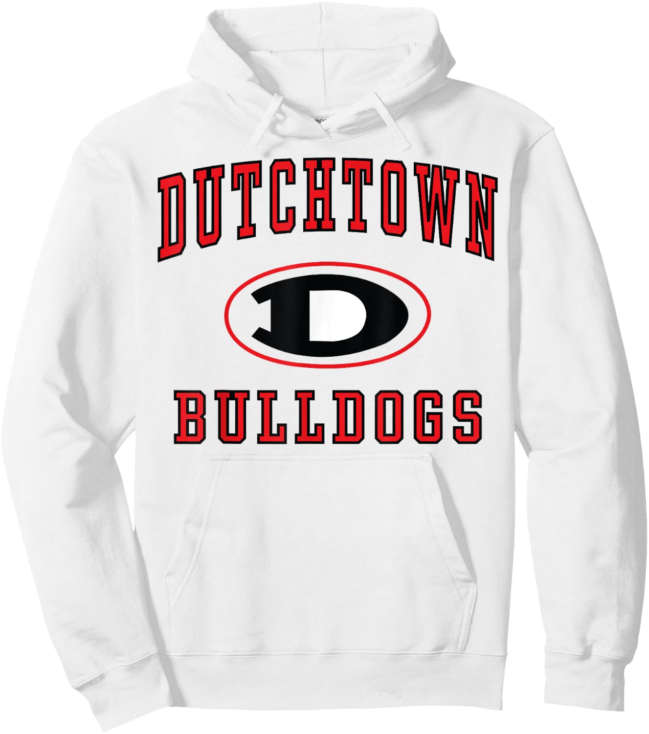 Dutchtown High School Bulldogs C1 Hoodie - Hoodie | White