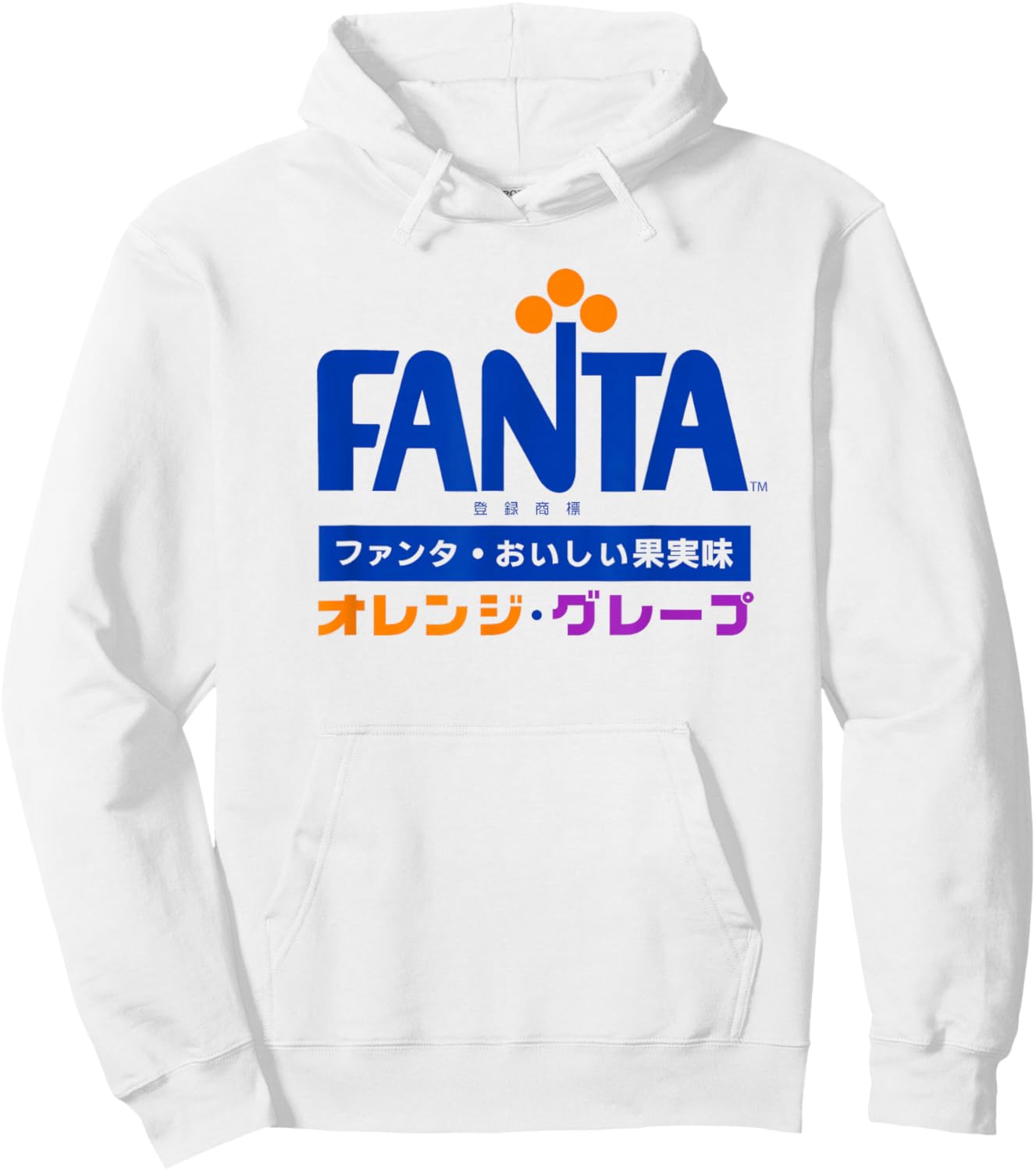 Fanta Drinks 1970er japanisches Kanji-Logo Hoodie - Hoodie | White