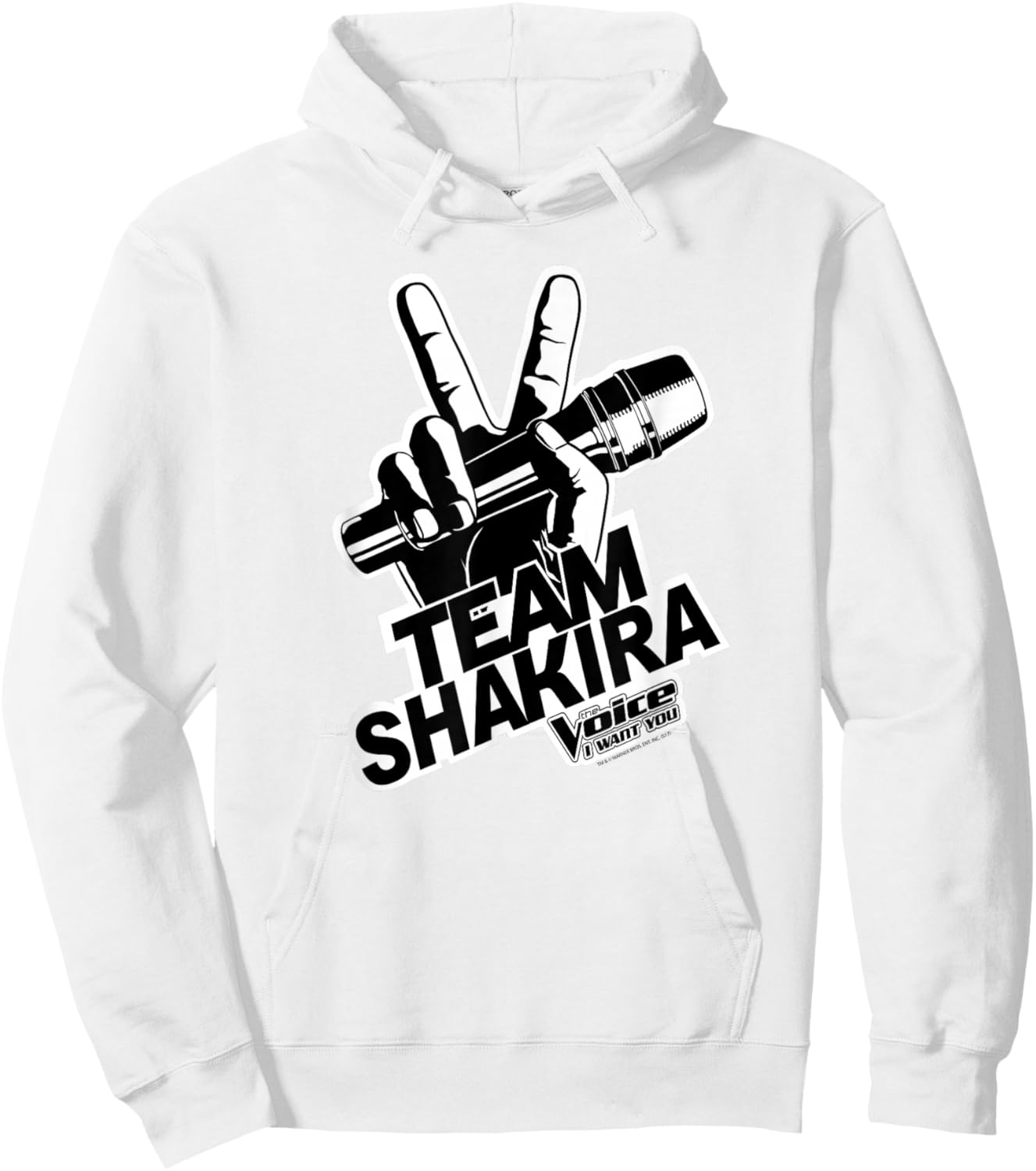 The Voice Shakira Logo Hoodie - Hoodie | White
