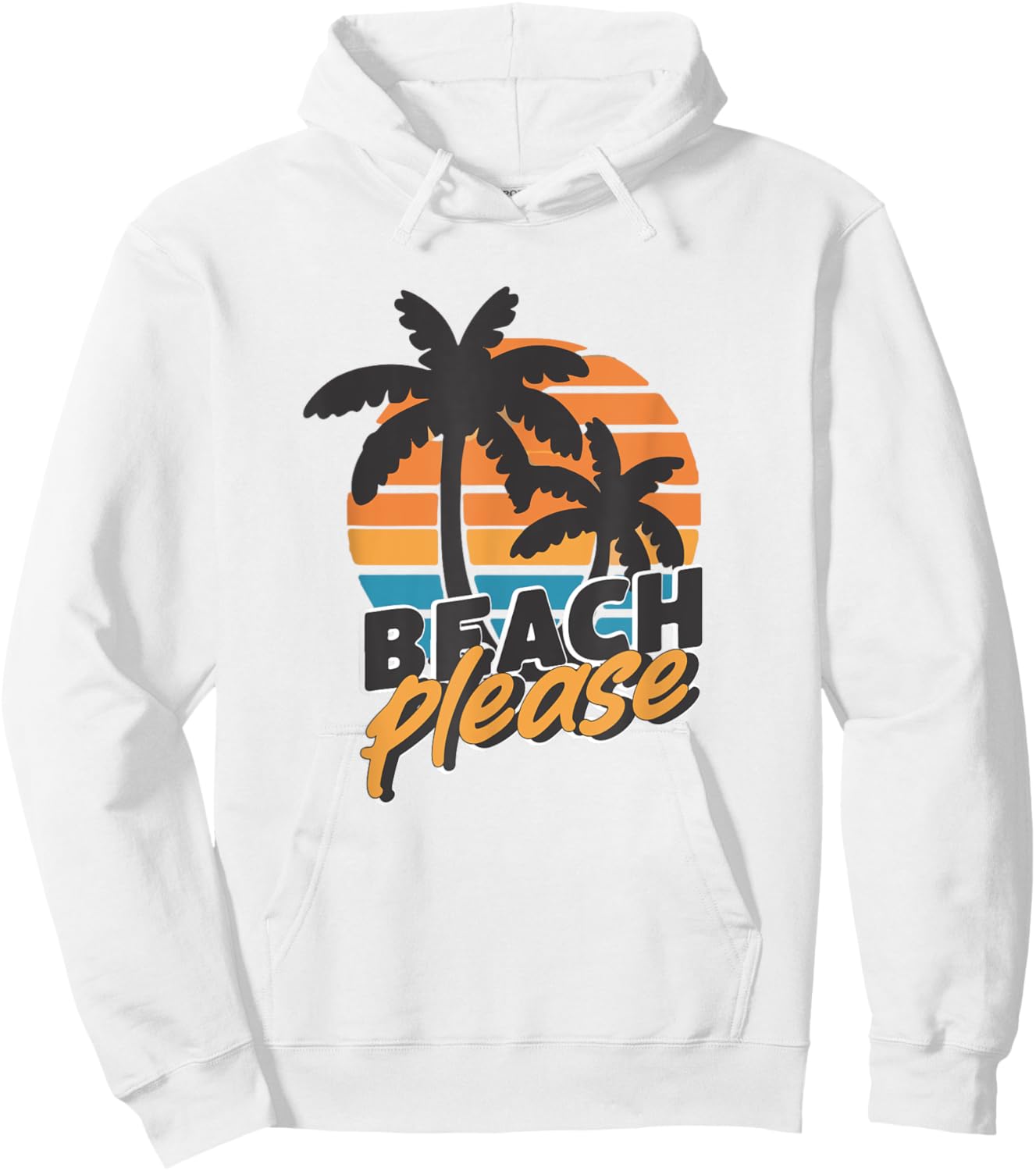 Beach Please Hoodie - Hoodie | White