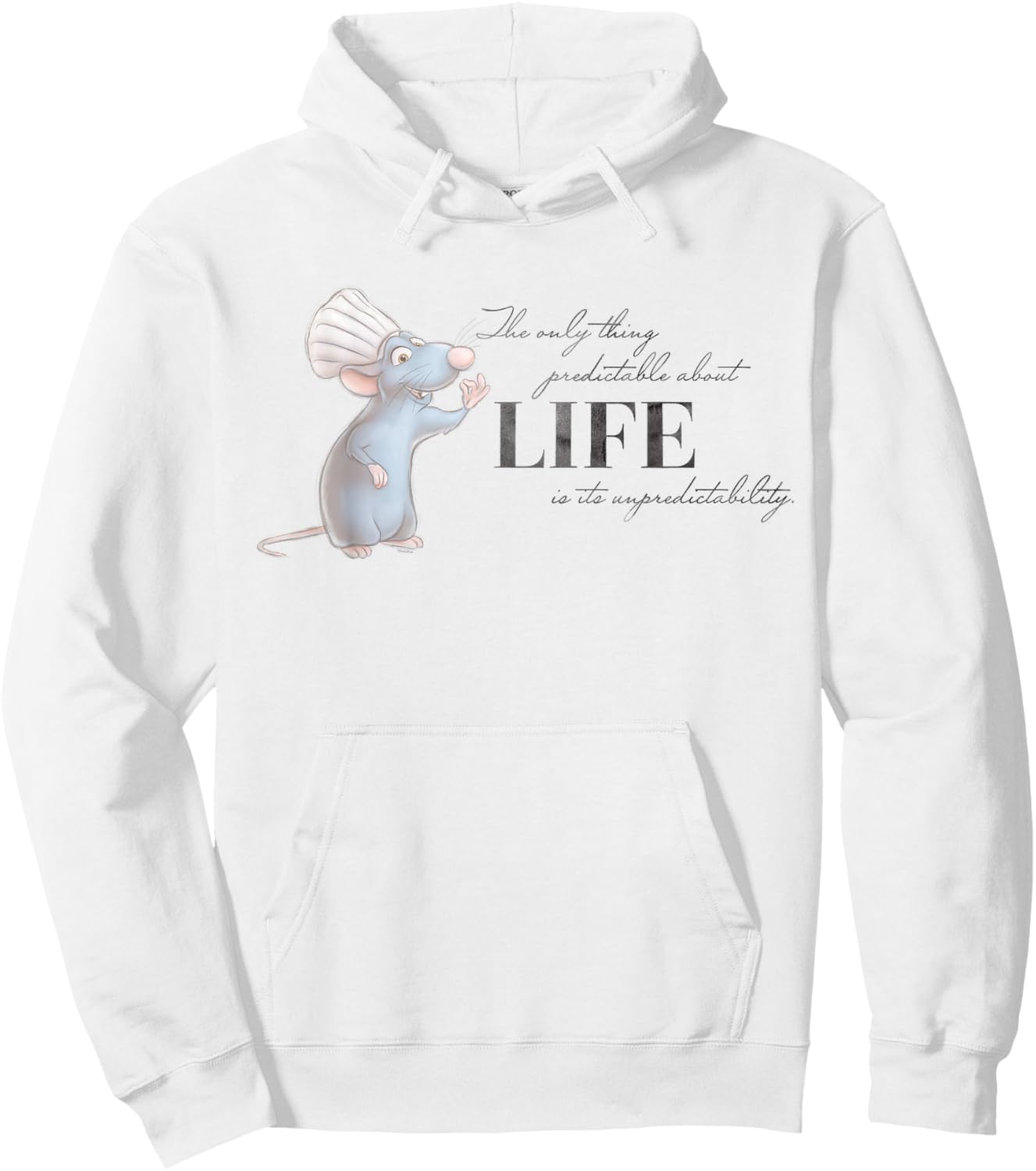 Disney 100 and Pixar's Ratatouille Remy Unpredictable Life Small Hoodie - Hoodie | White