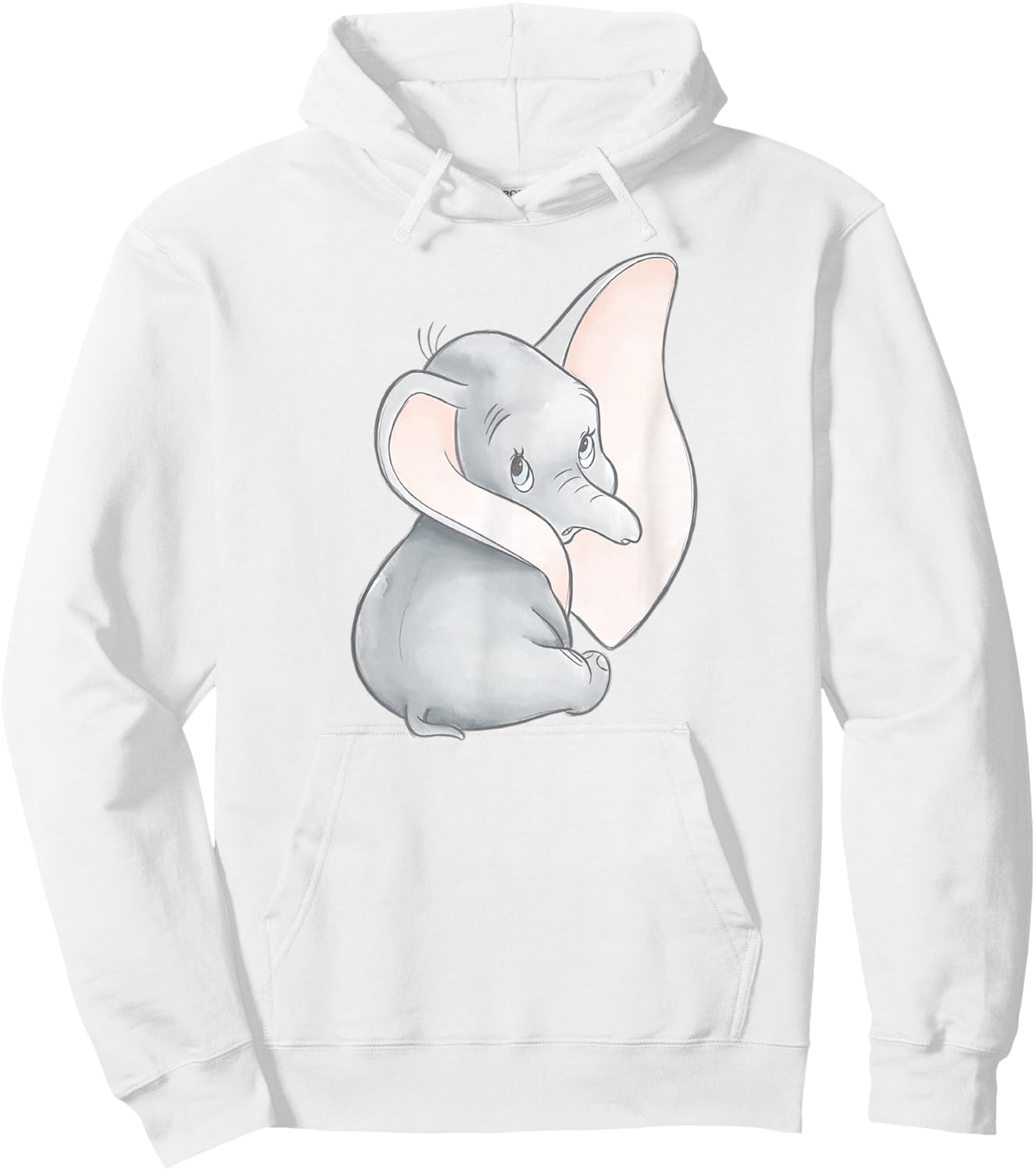 Dumbo - Ear Turn Dumbo Hoodie - Hoodie | White