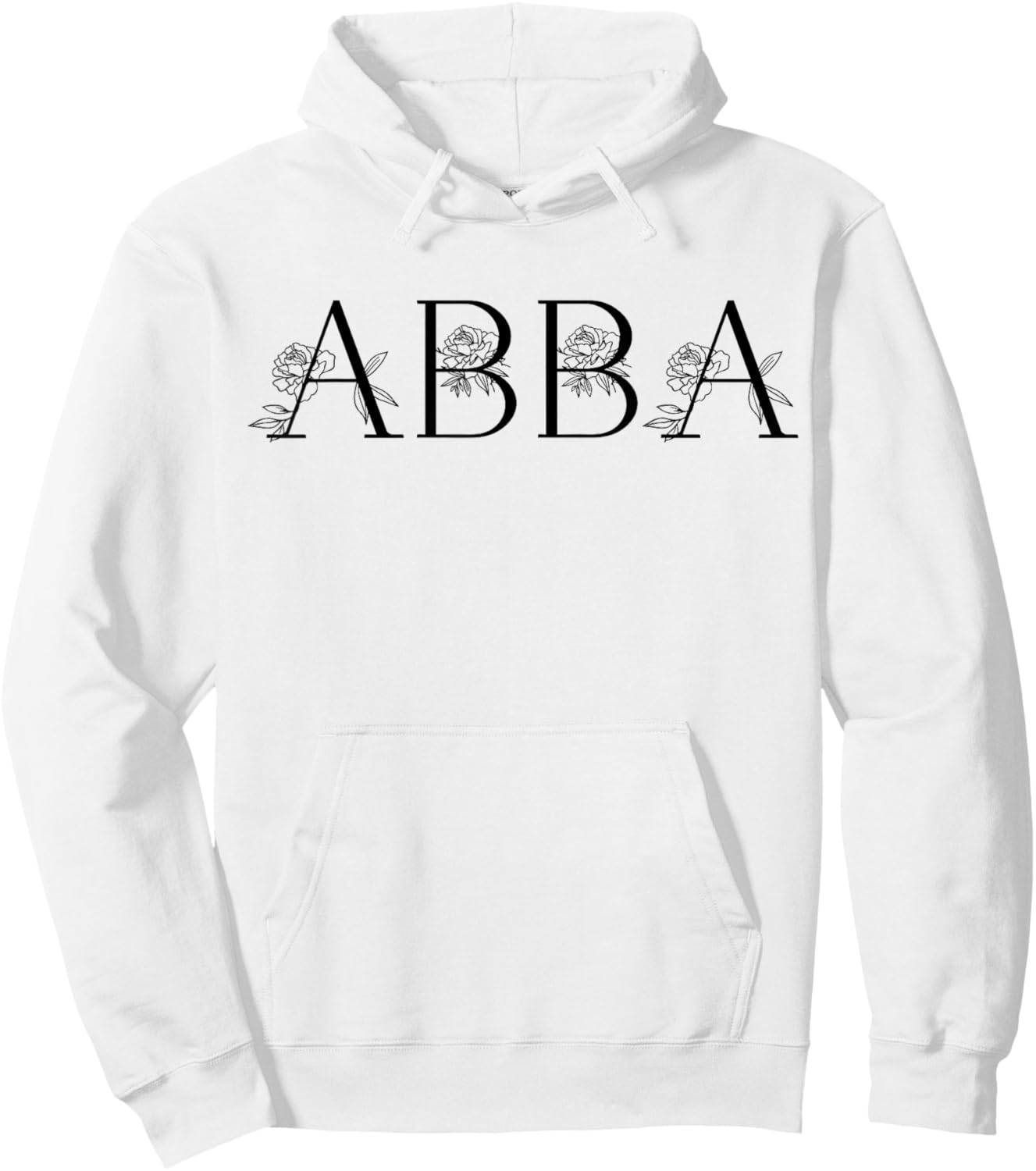 Abba Name Women Men Kids Abba Birthday Shirt Gift Abba Name Hoodie - Hoodie | White