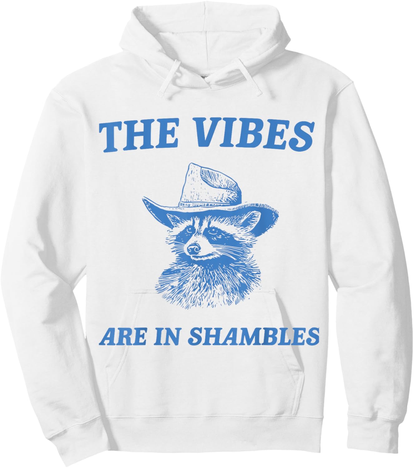 The Vibes Are In Shambles Hoodie - Hoodie | White