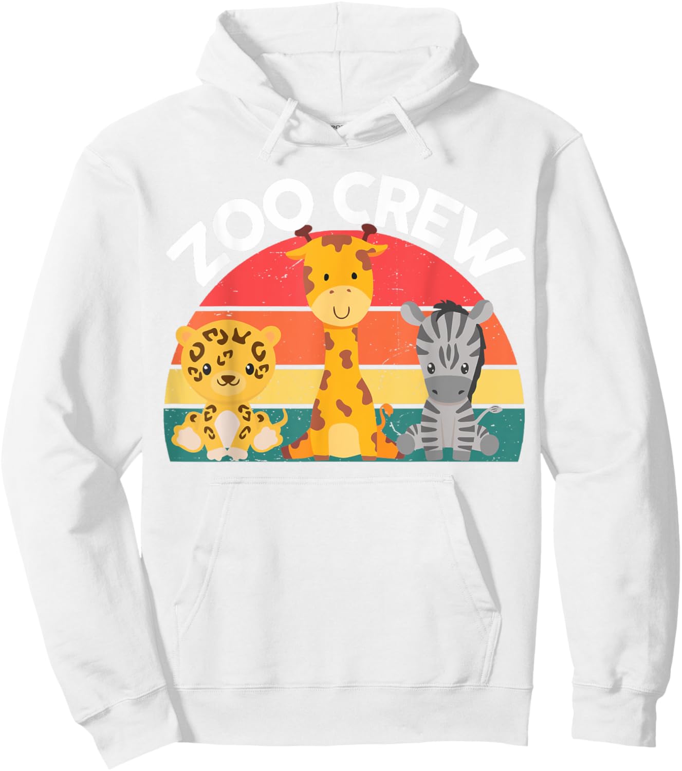 Zoo crew-shirt toddler boys girls kids women Zoo Keeper Hoodie - Hoodie | White