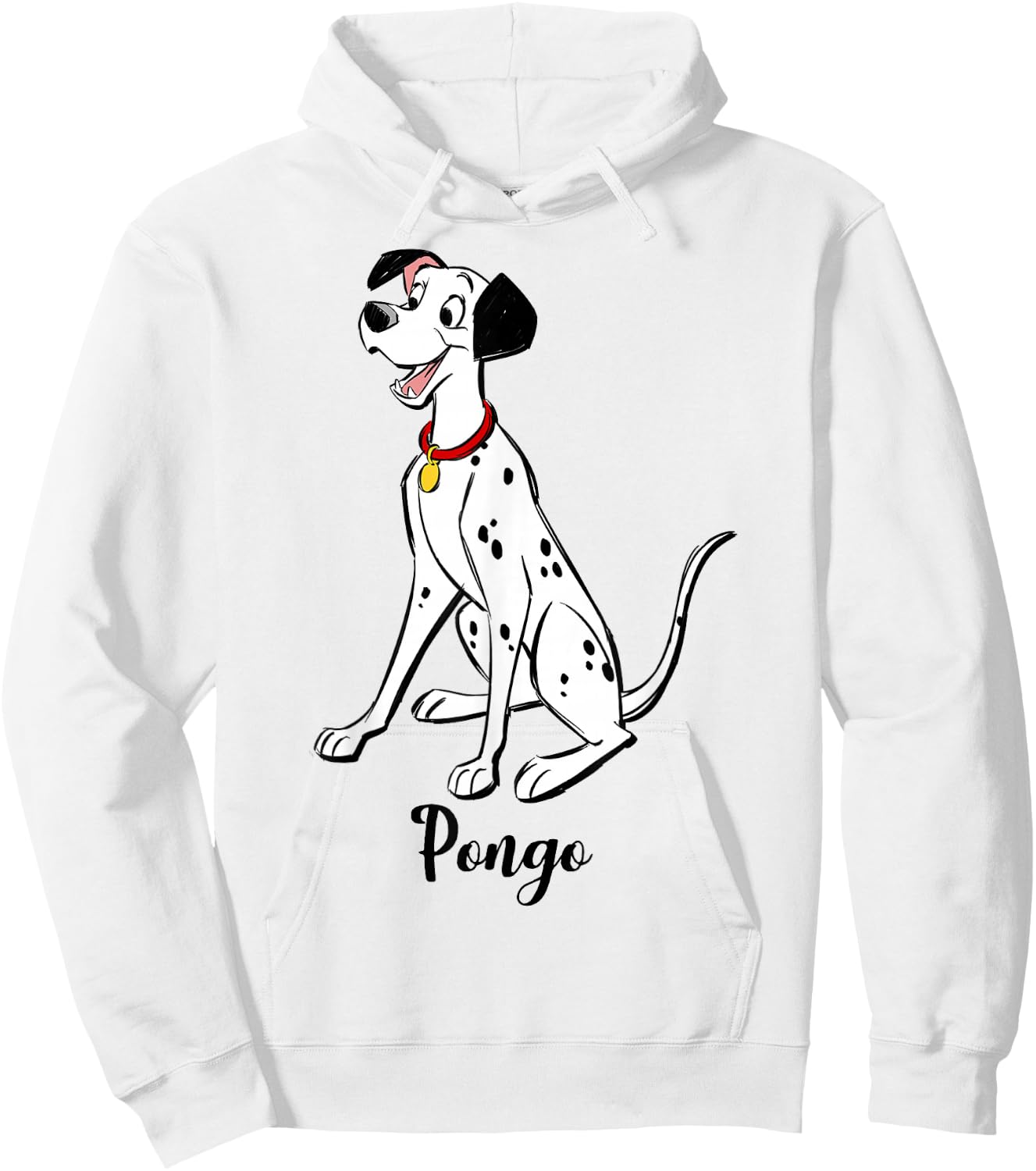 Disney 101 Dalmatians Pongo Portrait Hoodie - Hoodie | White