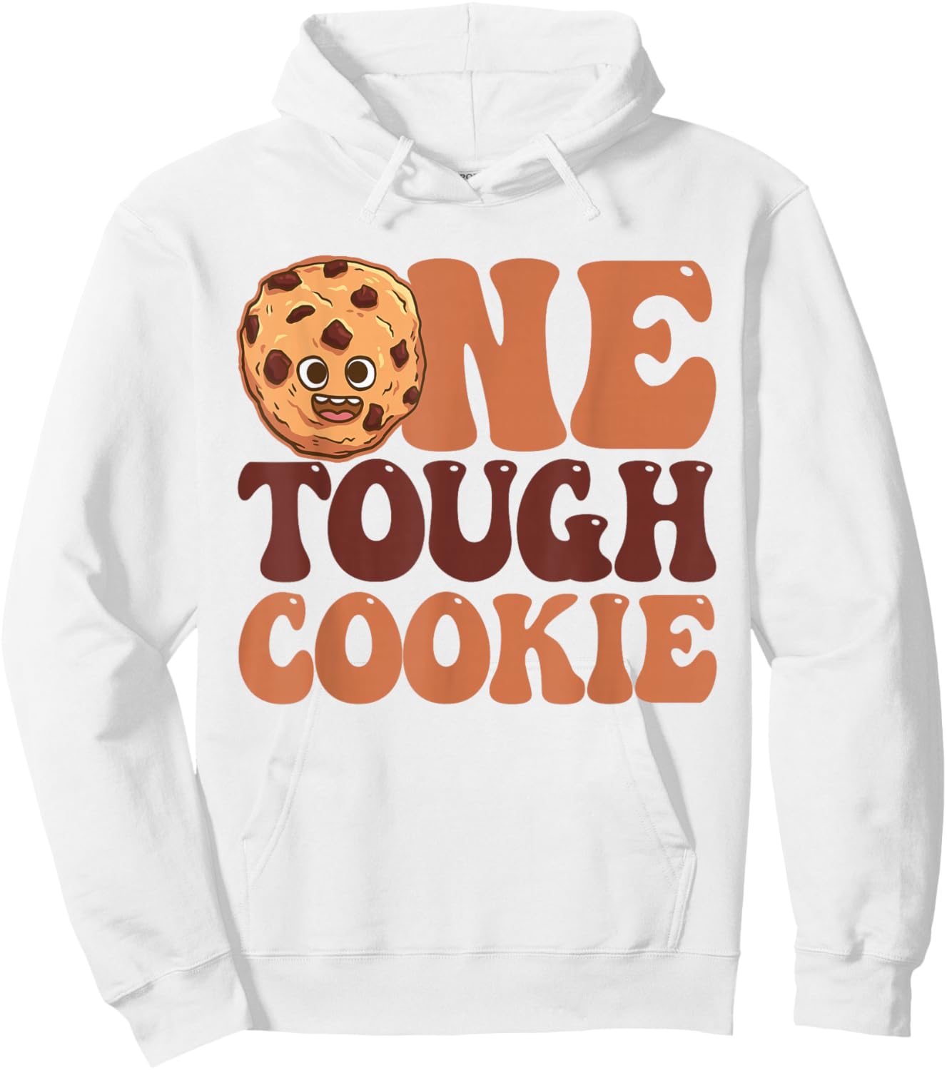 One Tough Cookie Chocolate Chip Cookie Hoodie - Hoodie | White
