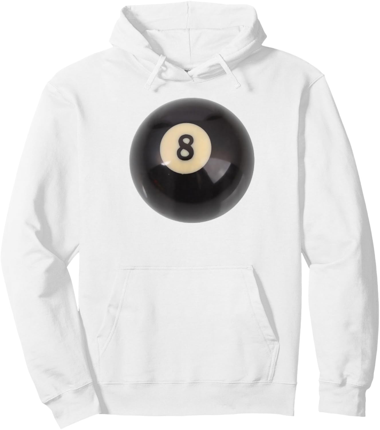 8 ball Coquette, girlcore Y2K aesthetic Hoodie - Hoodie | White