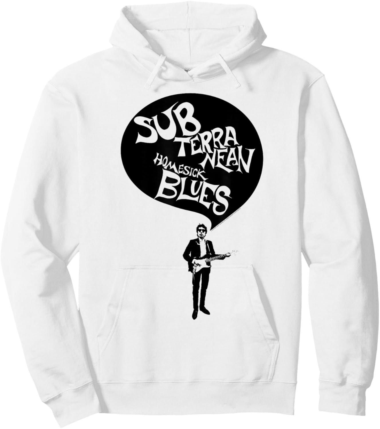 Bob Dylan Offizielles Subterranean Homesick Blues , Erwachsene und Kinder, Grau, S Hoodie - Hoodie | White