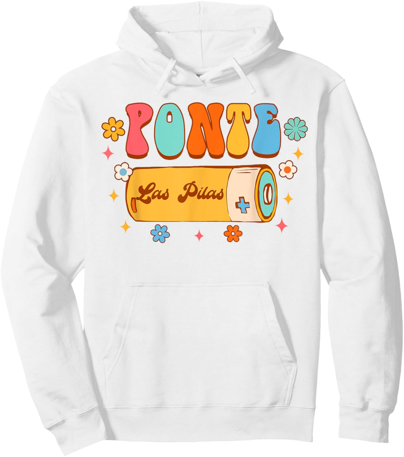 Funny Spanish Teacher Maestra Bilingual Ponte Las Pilas Men Women Hoodie - Hoodie | White