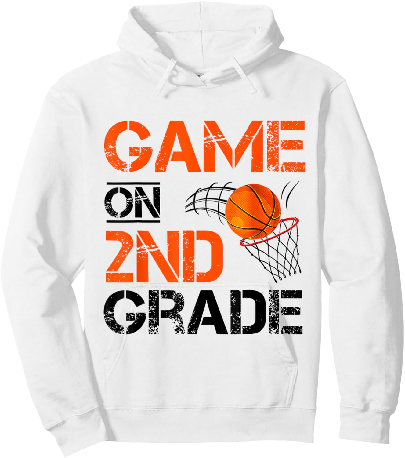 Funny Games On Second Grade Basketball First Day Of School Hoodie - Hoodie | White
