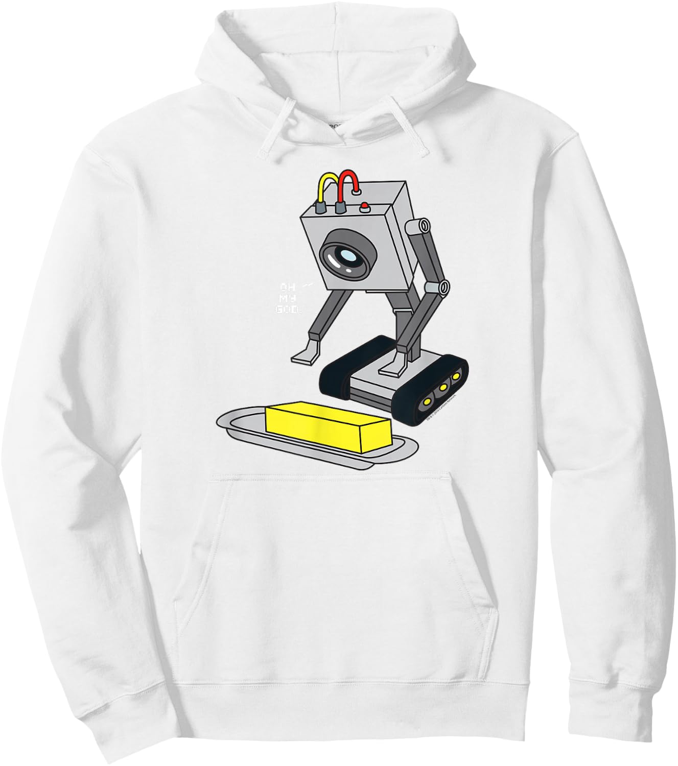 Rick and Morty Pass The Butter Hoodie - Hoodie | White