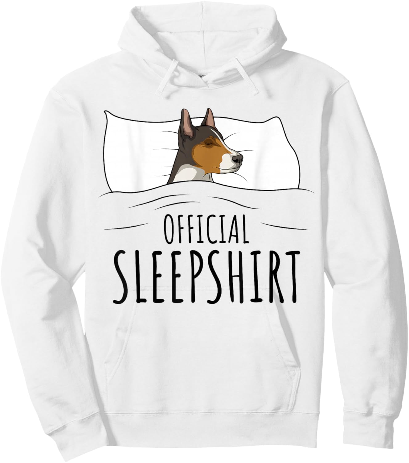 Rat Terrier Dog Official Sleepshirt Hoodie - Hoodie | White