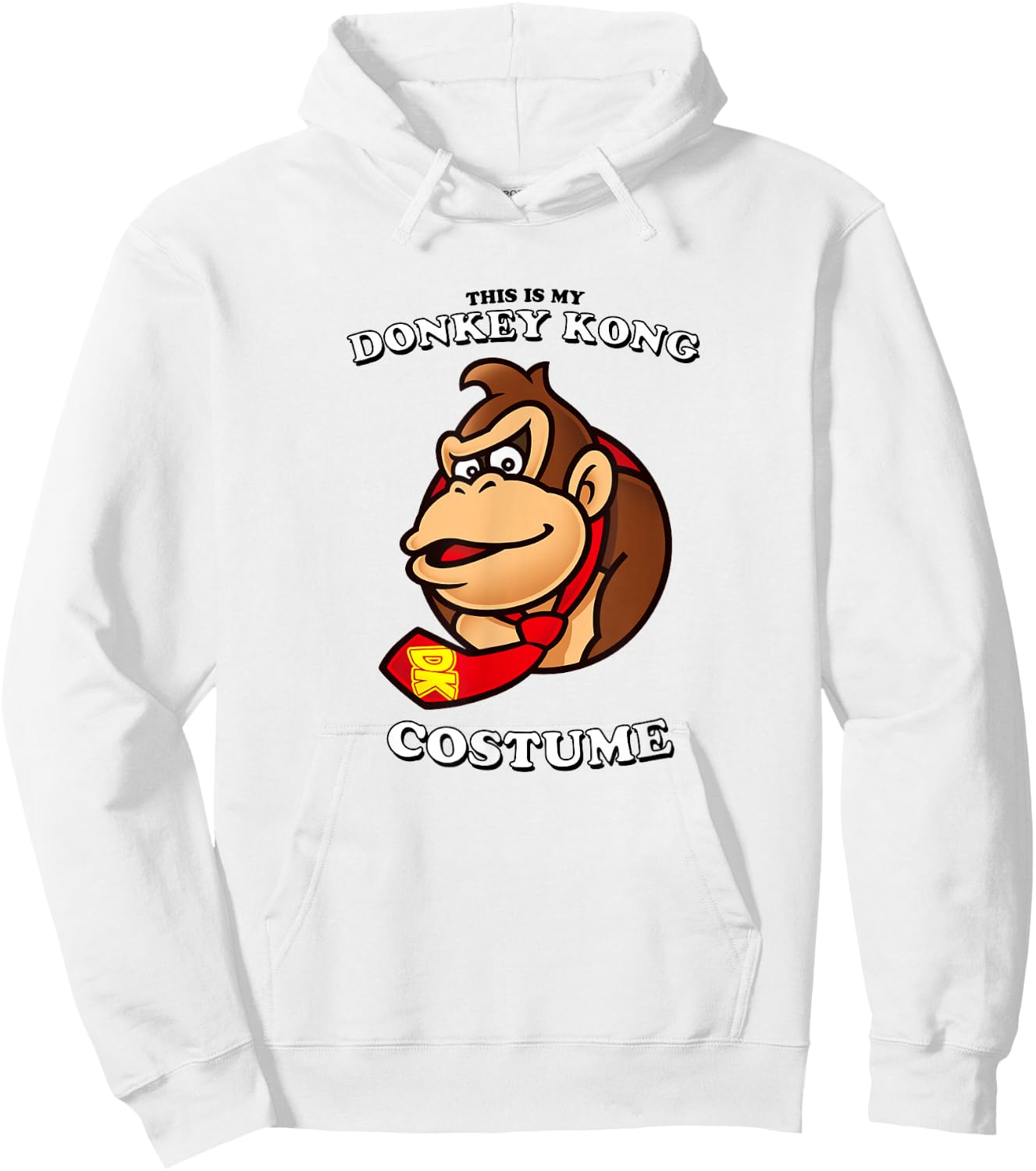 Super Mario Halloween This Is My Donkey Kong Costume Hoodie - Hoodie | White