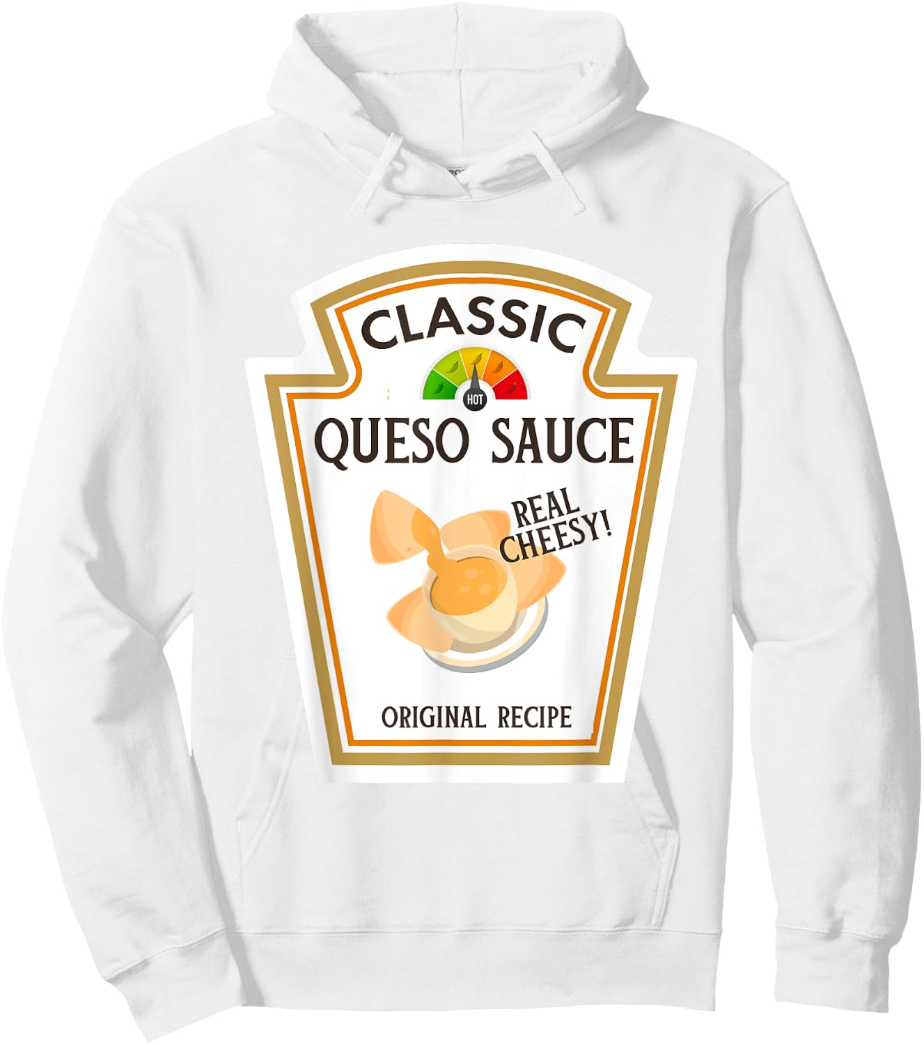 Queso Sauce DIY Halloween Costume Matching Group Cheese Hoodie - Hoodie | White