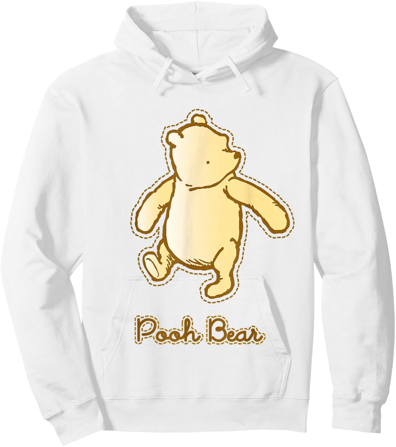 Disney Winnie the Pooh Classic Pooh Center Icon Hoodie - Hoodie | White