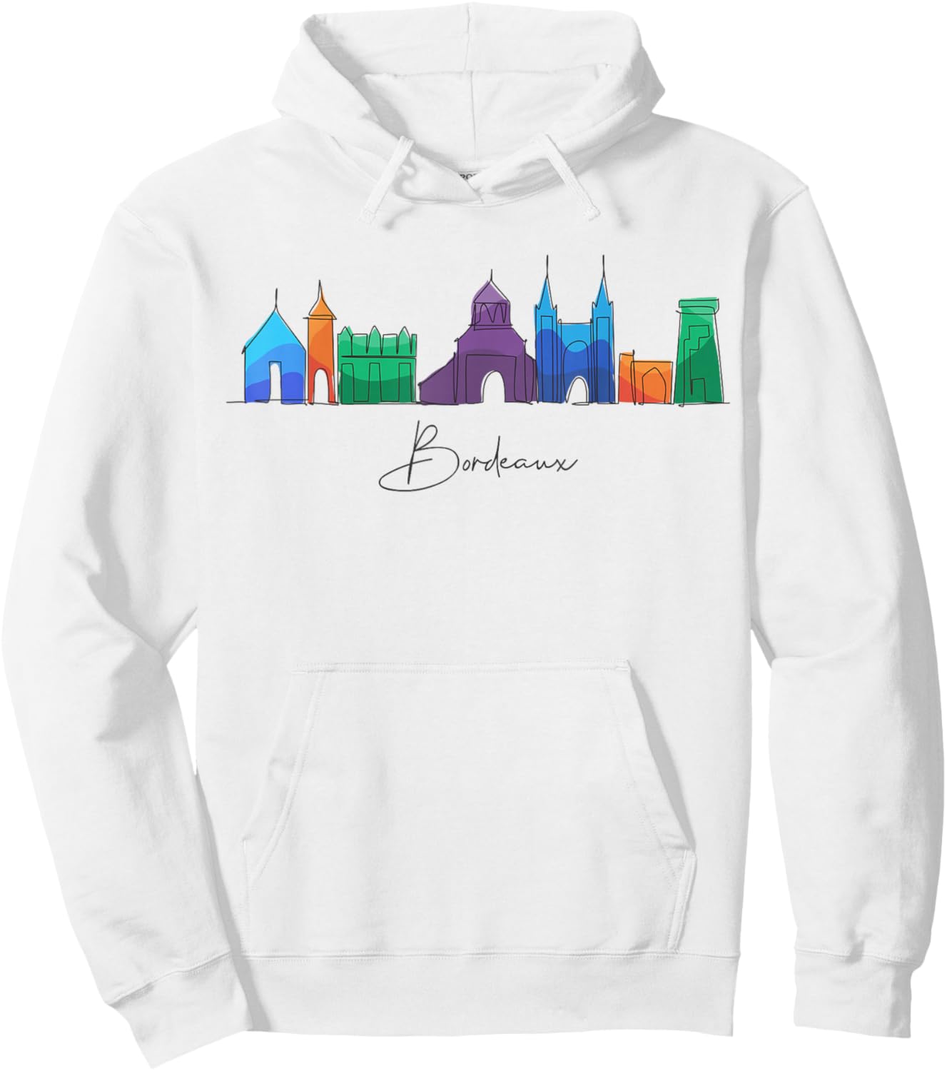 Travel Europe France Bordeaux French Vacation Souvenir Hoodie - Hoodie | White