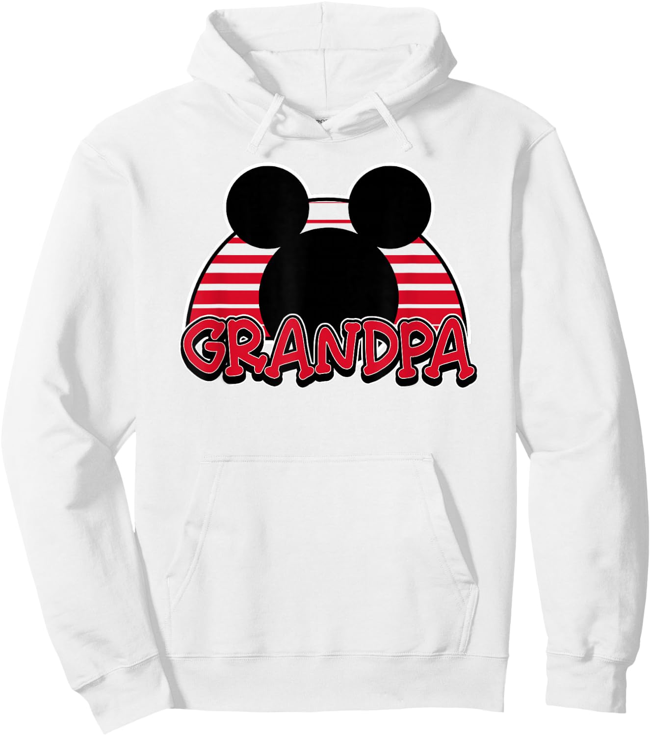 Disney - Mickey Mouse Grandpa Hoodie - Hoodie | White