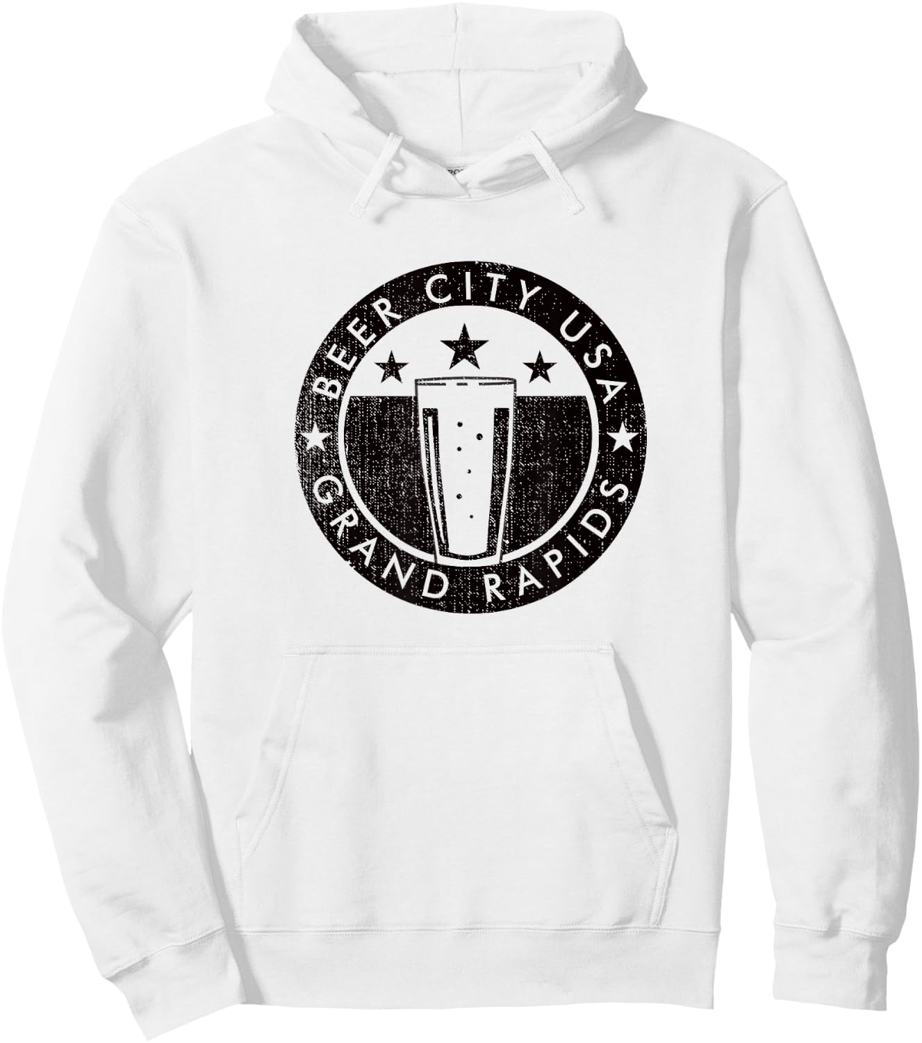 Grand Rapids Beer City craft brewing Hoodie - Hoodie | White
