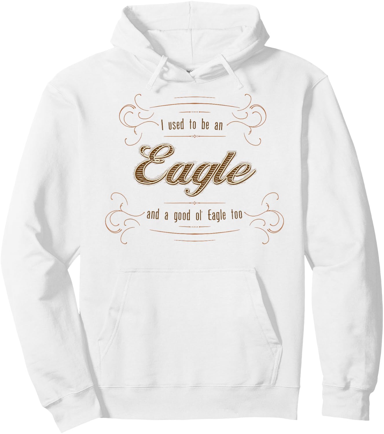 Good ol' Eagle, Wood Badge Back to Gilwell Hoodie - Hoodie | White