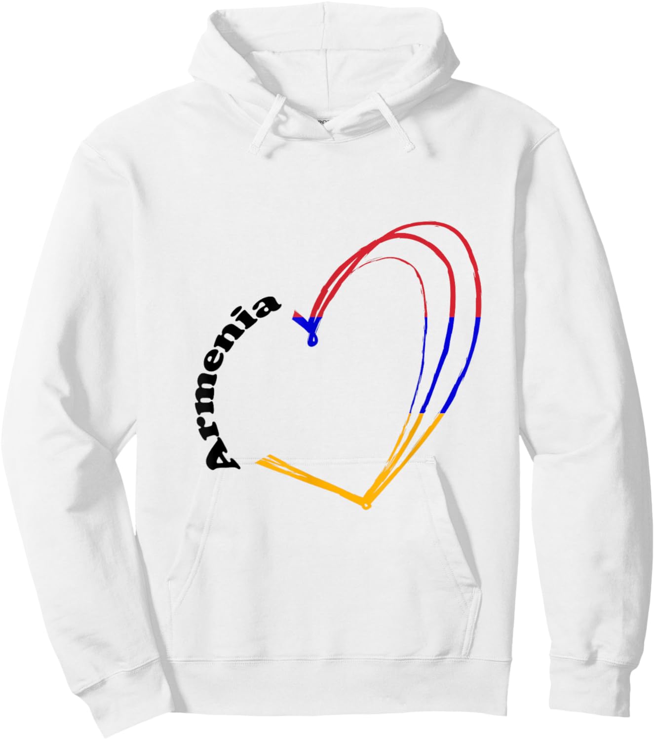 Armenia Flag USA I'm Both Of Them America Armenian Roots Hoodie - Hoodie | White