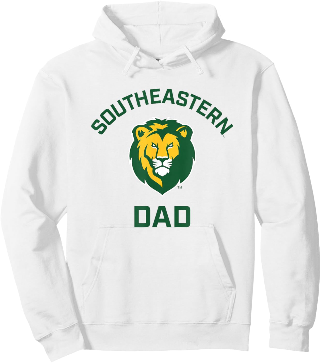Southeastern Louisiana University Lions Arched Dad Hoodie - Hoodie | White