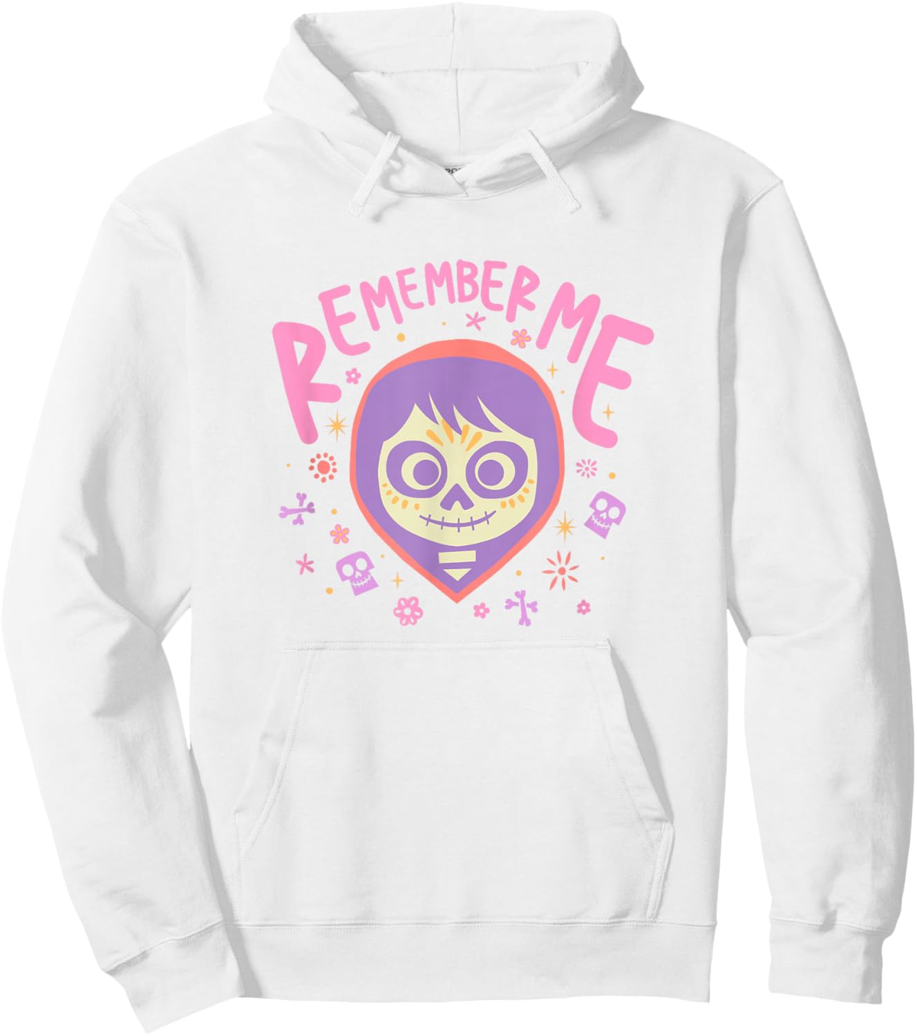 Disney Pixar Coco Miguel Remember Me Cute Pastel Colors Logo Hoodie - Hoodie | White