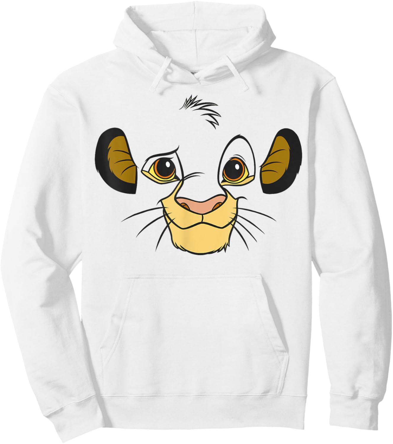 Disney Halloween Lion King Simba Graphic Hoodie - Hoodie | White