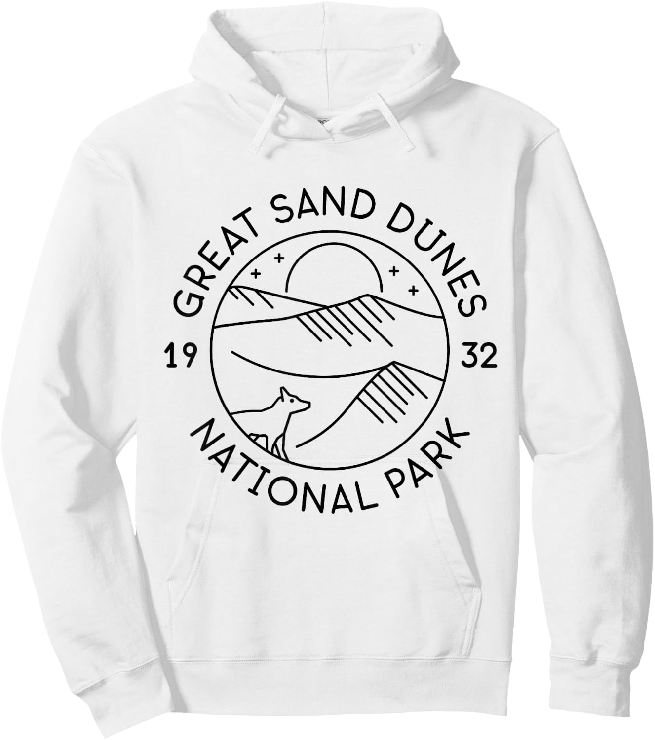 Great Sand Dunes National Park 1932 Colorado Hoodie - Hoodie | White