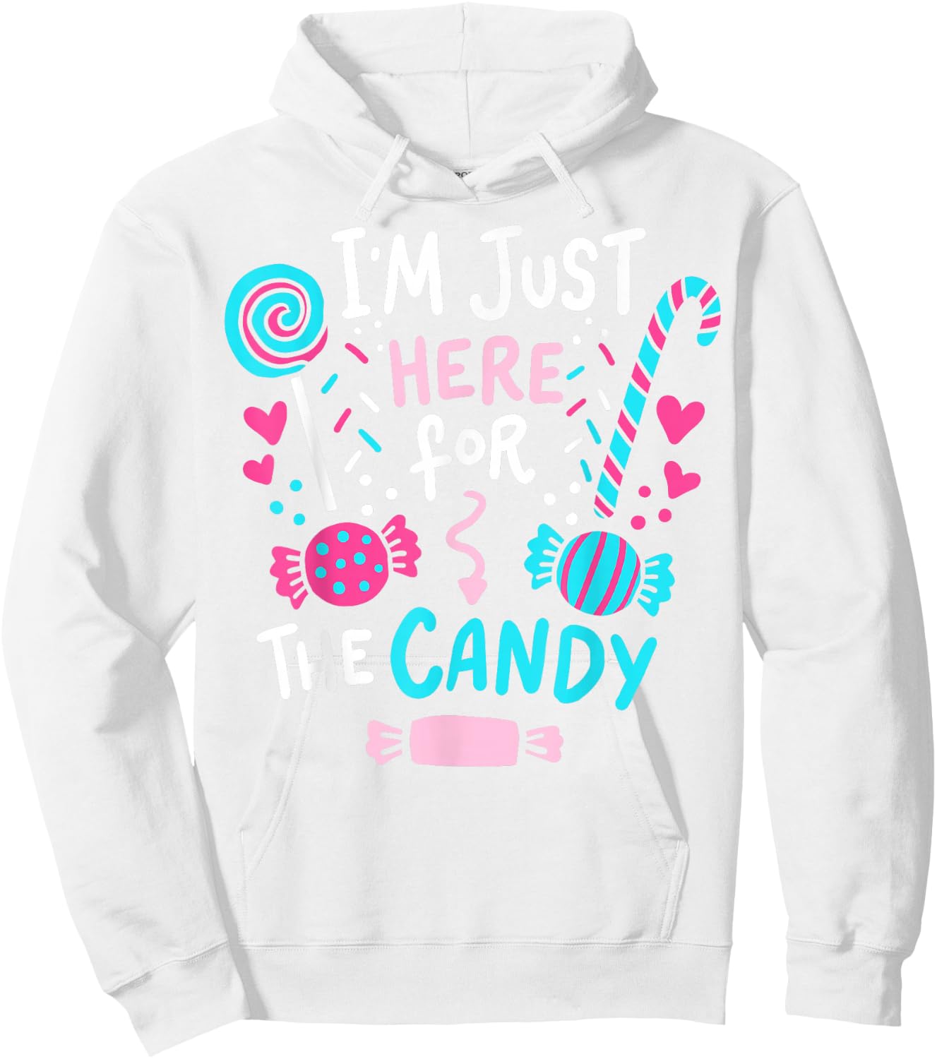 Halloween Candy Cute Gift Hoodie - Hoodie | White