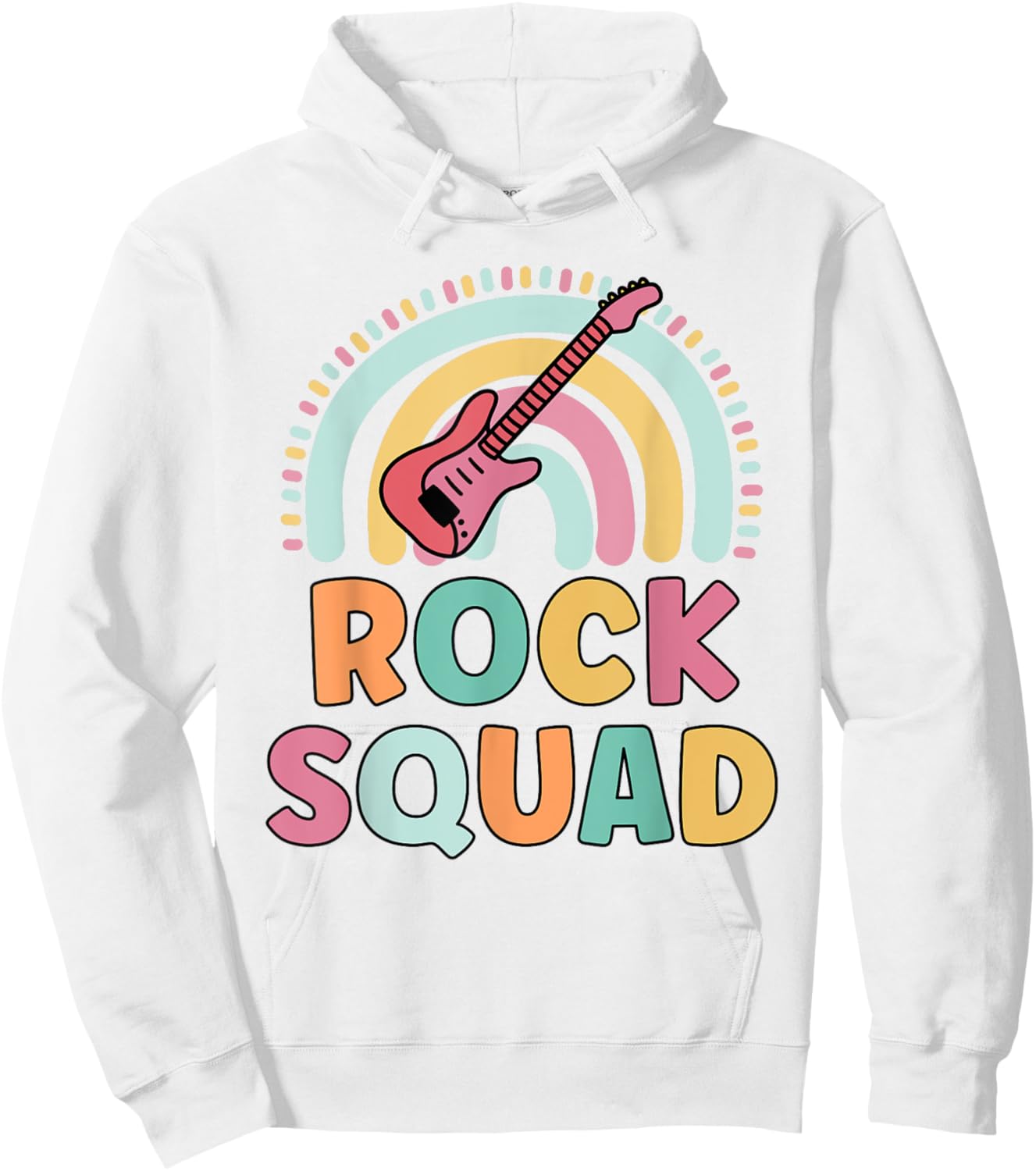 Rock Squad Funny Matching For Girls Band Rock Hoodie - Hoodie | White