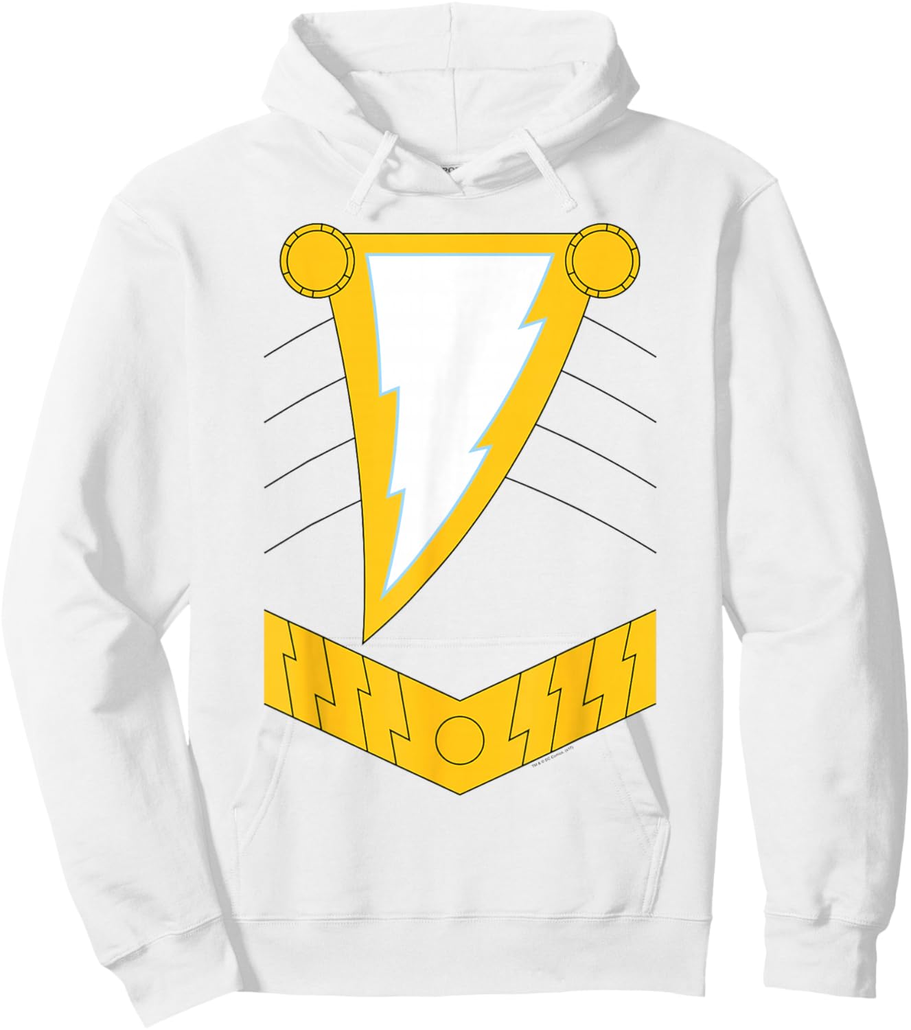 Shazam! Uniform Halloween Costume Hoodie - Hoodie | White