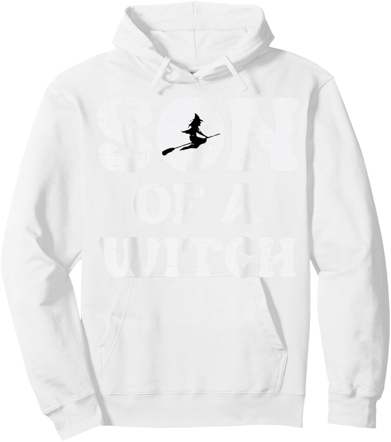 Halloween Son of A Witch Funny Costume Family Boys Kids Teen Hoodie - Hoodie | White