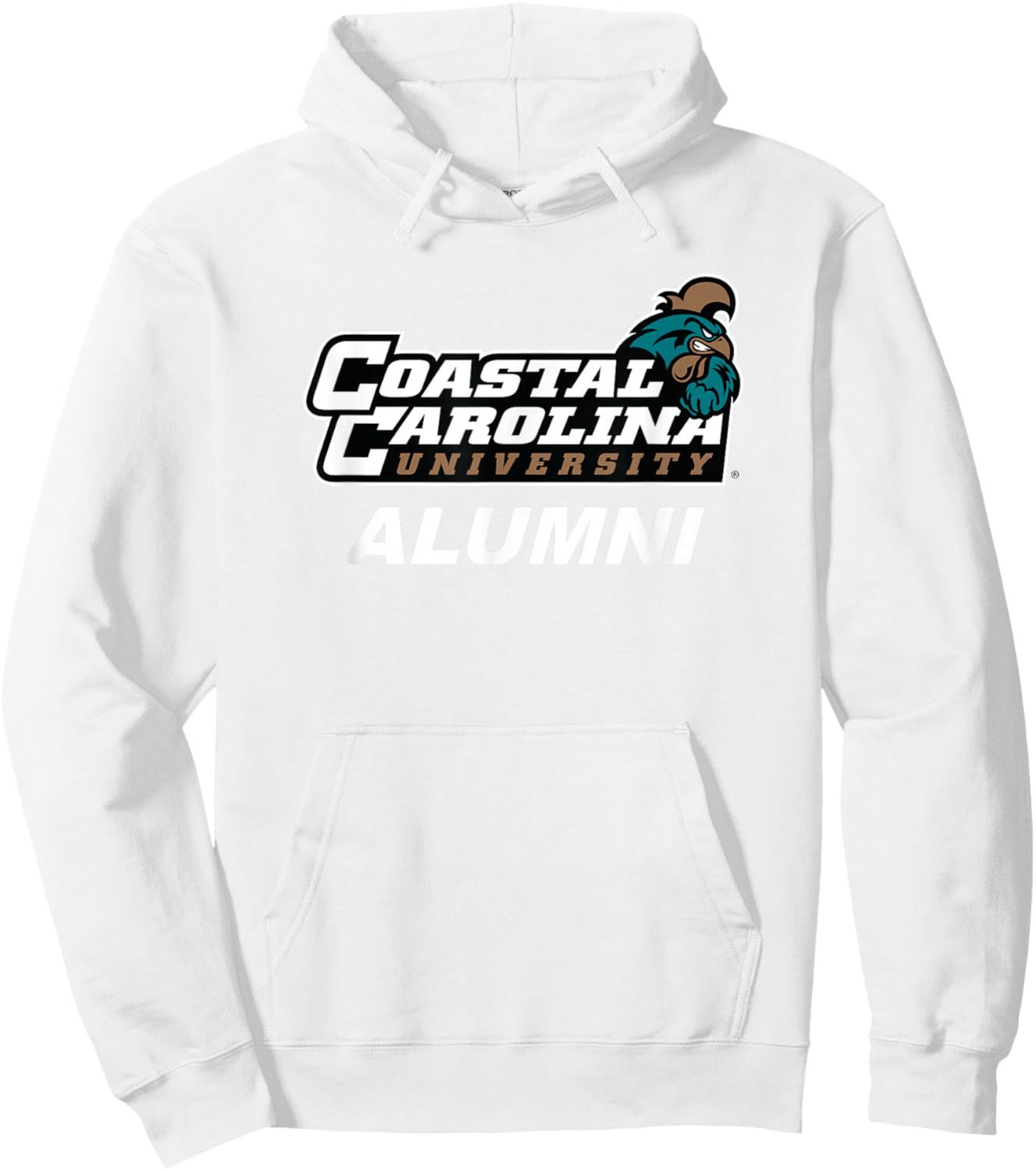 Coastal Carolina University CCU Alumni Hoodie - Hoodie | White