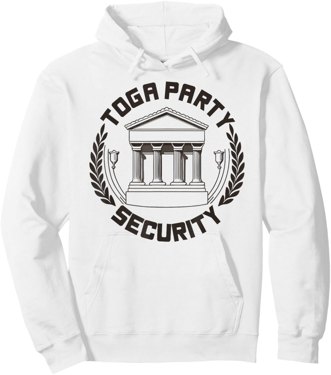 Toga Party Security Guard Greek Celebration College Frat Boy Hoodie - Hoodie | White