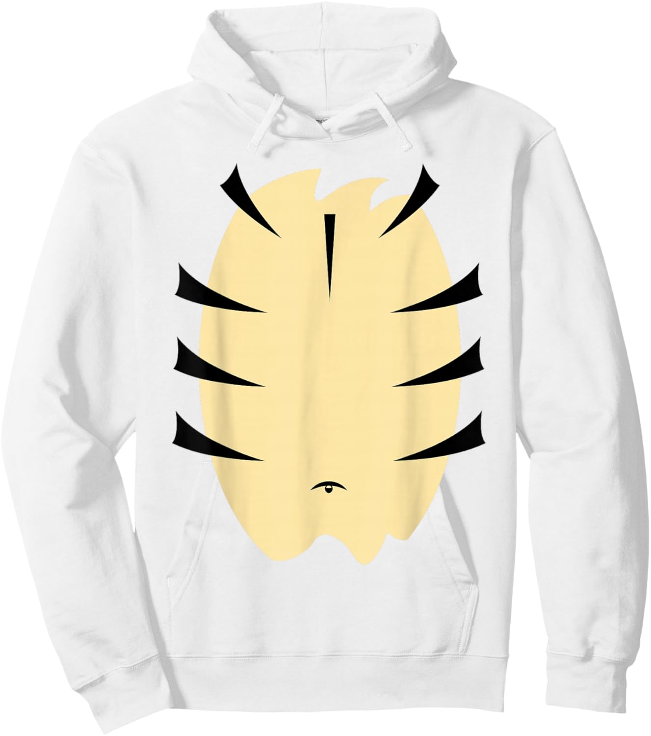 Striped Tiger Halloween Costume Party Easy DIY Animal Hoodie - Hoodie | White