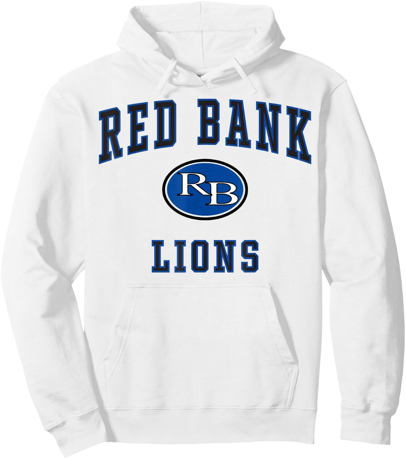 Red Bank High School Lions C1 Hoodie - Hoodie | White