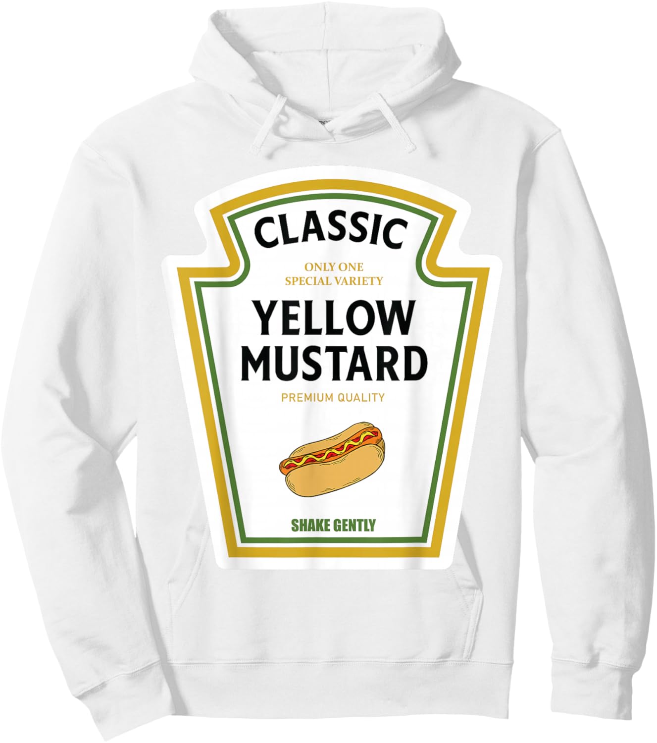 Mustard Halloween 2024 Costume Family Matching Ketchup Sauce Hoodie - Hoodie | White