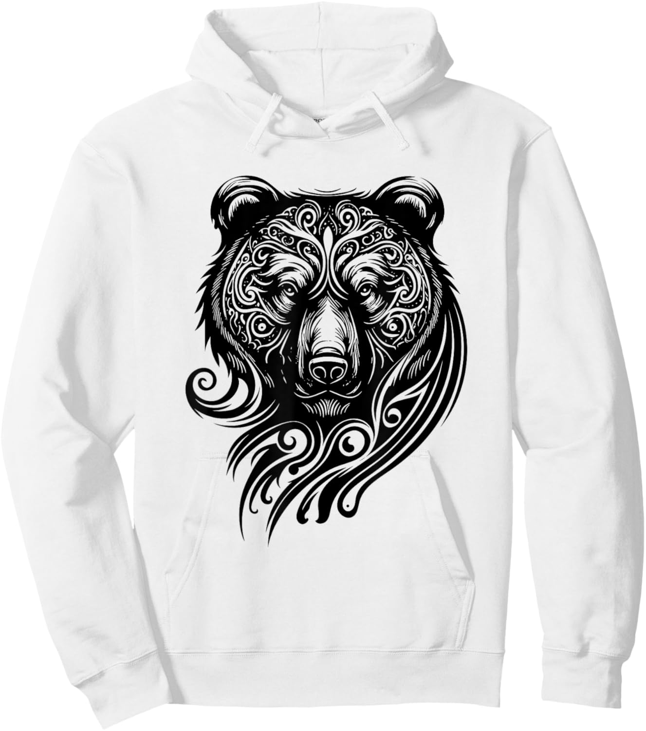 Bear Grizzly Nordic Indian Celtic Mythology Wild Animal Fan Hoodie - Hoodie | White