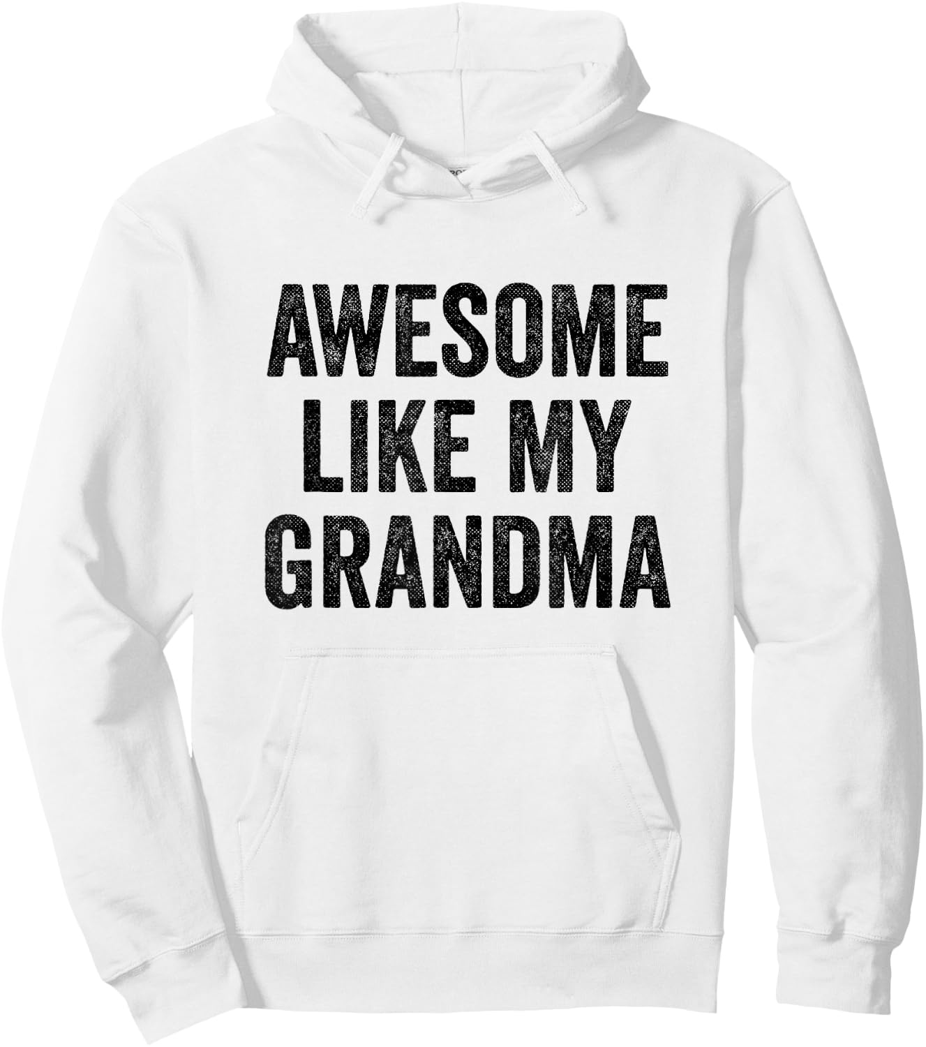 Awesome Like My Grandma - Funny Grandson Granddaughter Hoodie - Hoodie | White