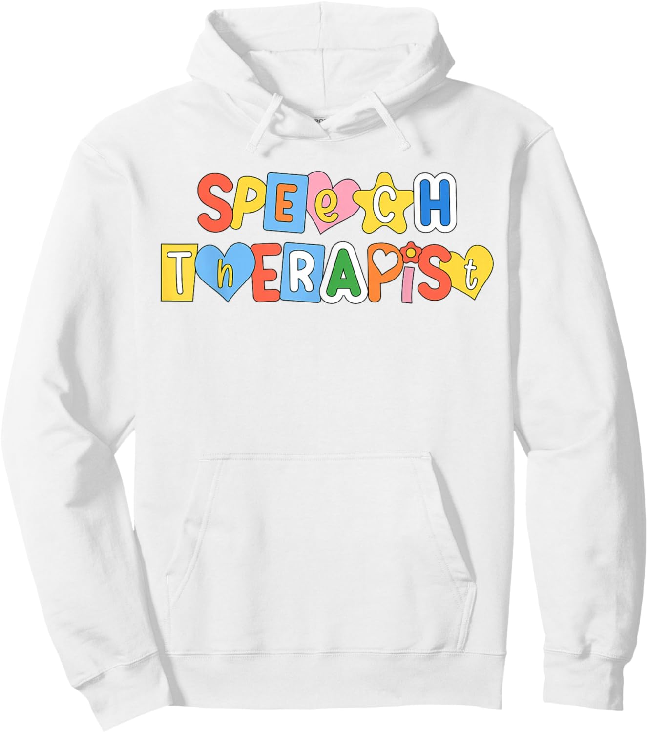 Speech Therapy Speech Language Pathologist Therapist SLP Hoodie - Hoodie | White