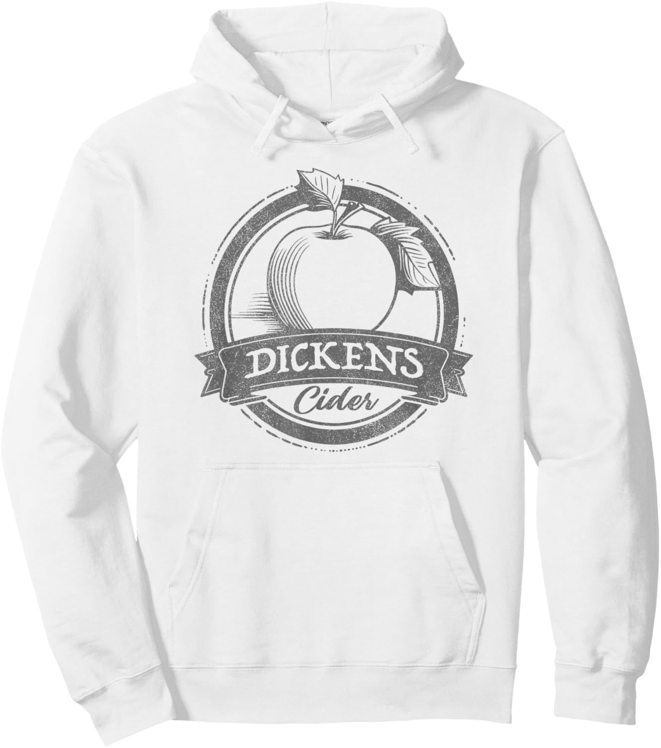Drinking Humor Funny Dickens Cider Hoodie - Hoodie | White