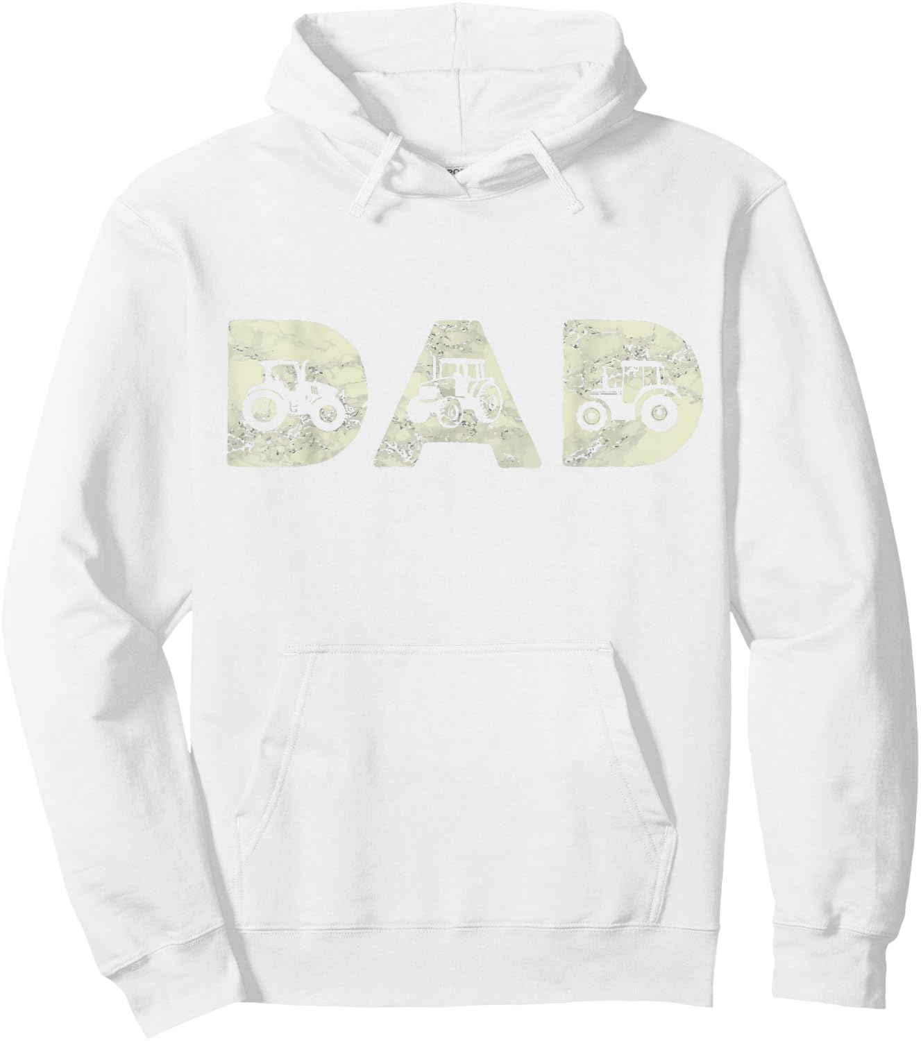 Tractor Dad Farming Father Farm Lover Farmer Daddy Hoodie - Hoodie | White