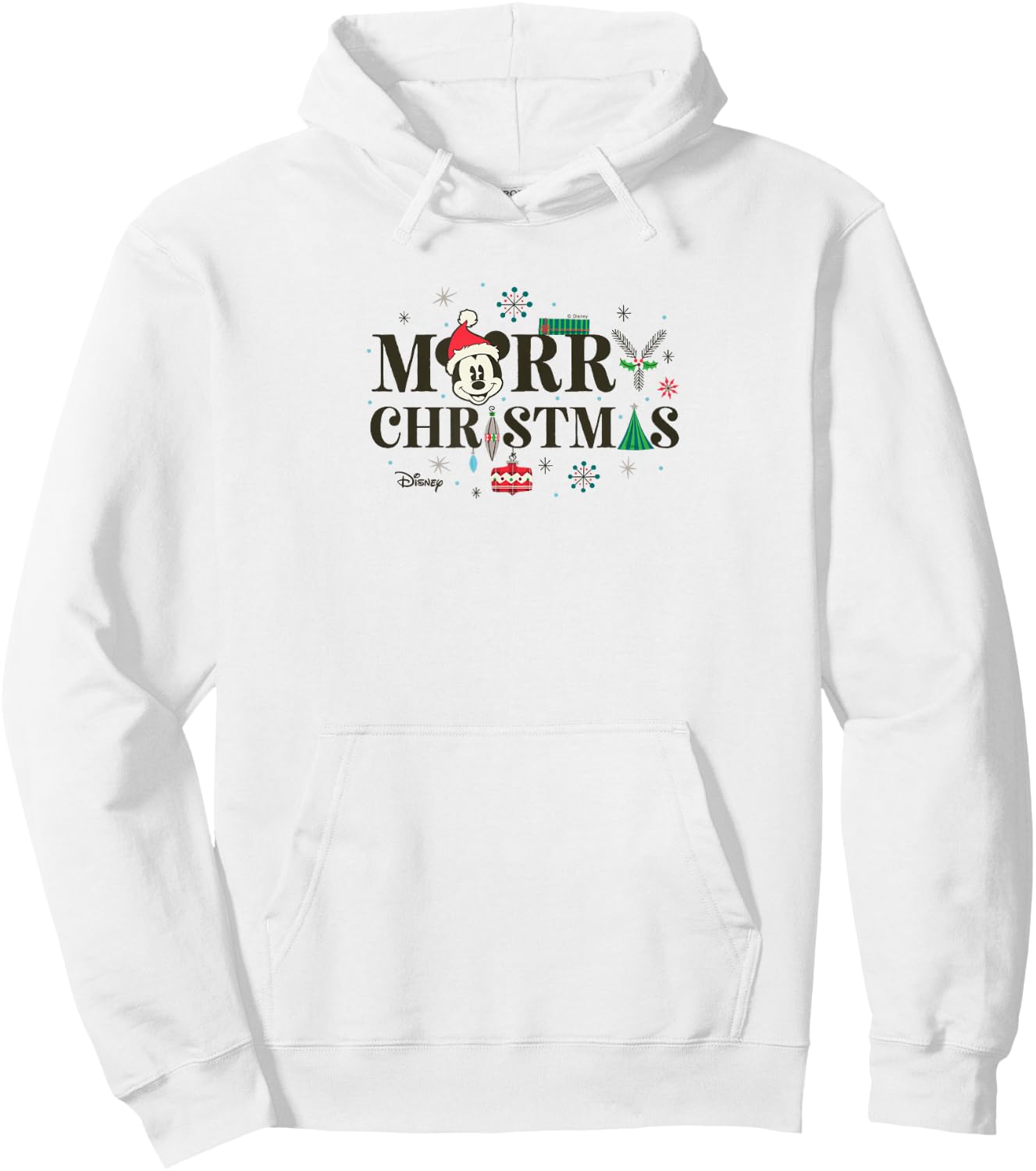 Disney - Mickey Merry Christmas Hoodie - Hoodie | White