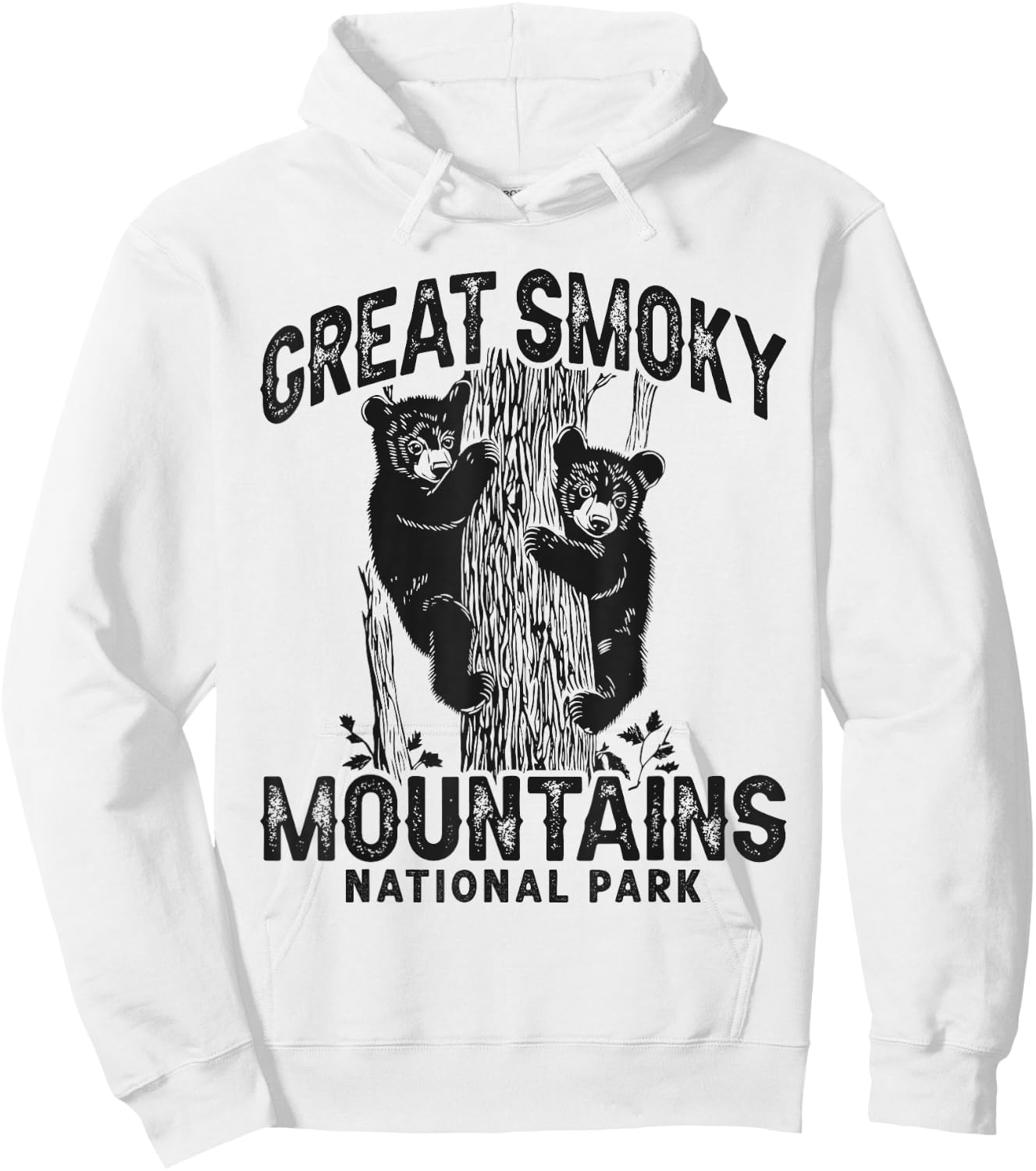 Great Smoky Mountains National Park Tennessee North Carolina Hoodie - Hoodie | White