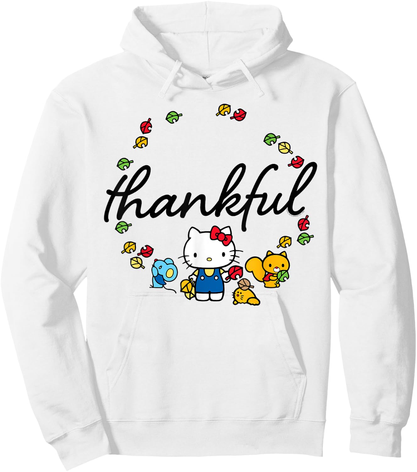 Hello Kitty Thanksgiving Shirt Hoodie - Hoodie | White