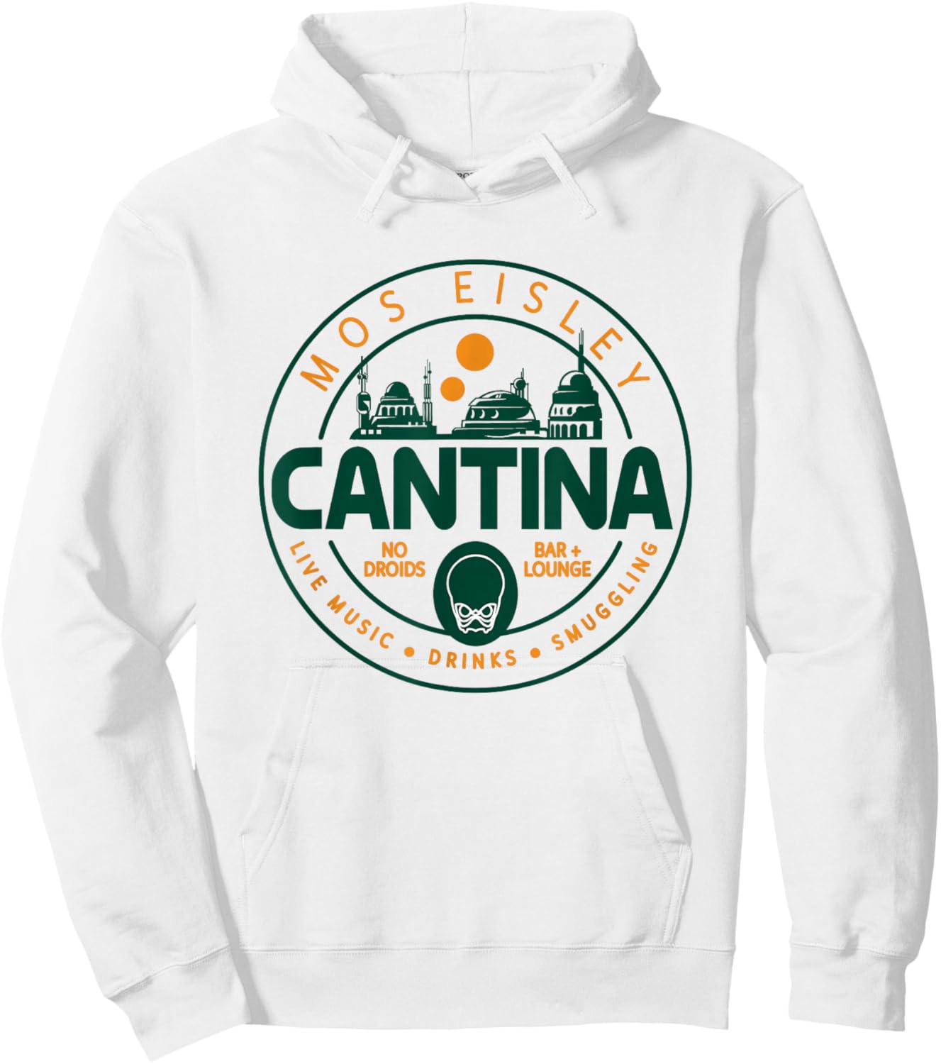 Star Wars Mos Eisley Cantina Circle Logo Hoodie - Hoodie | White