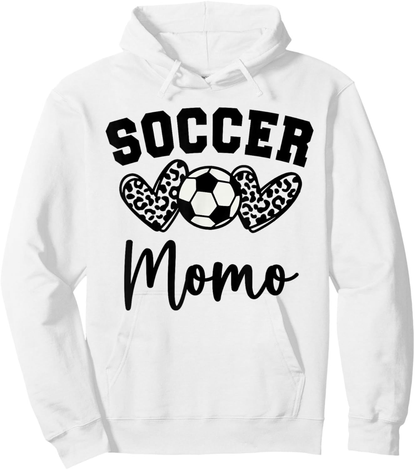 Soccer Momo Matching Family Soccer Hoodie - Hoodie | White